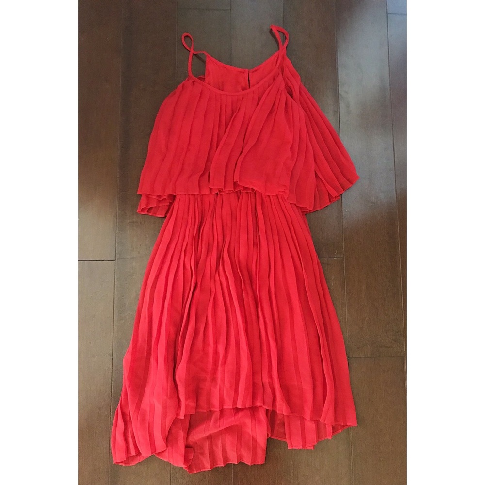 red dress from EXPRESS